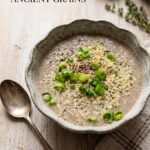 Creamy Mushroom Cauliflower Soup