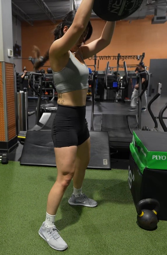 Medicine Ball Burpee Slams