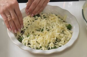 Add the mozzarella.