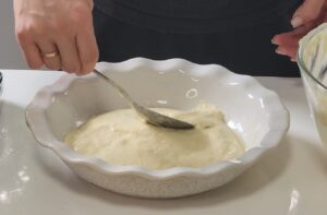 Build the pie.